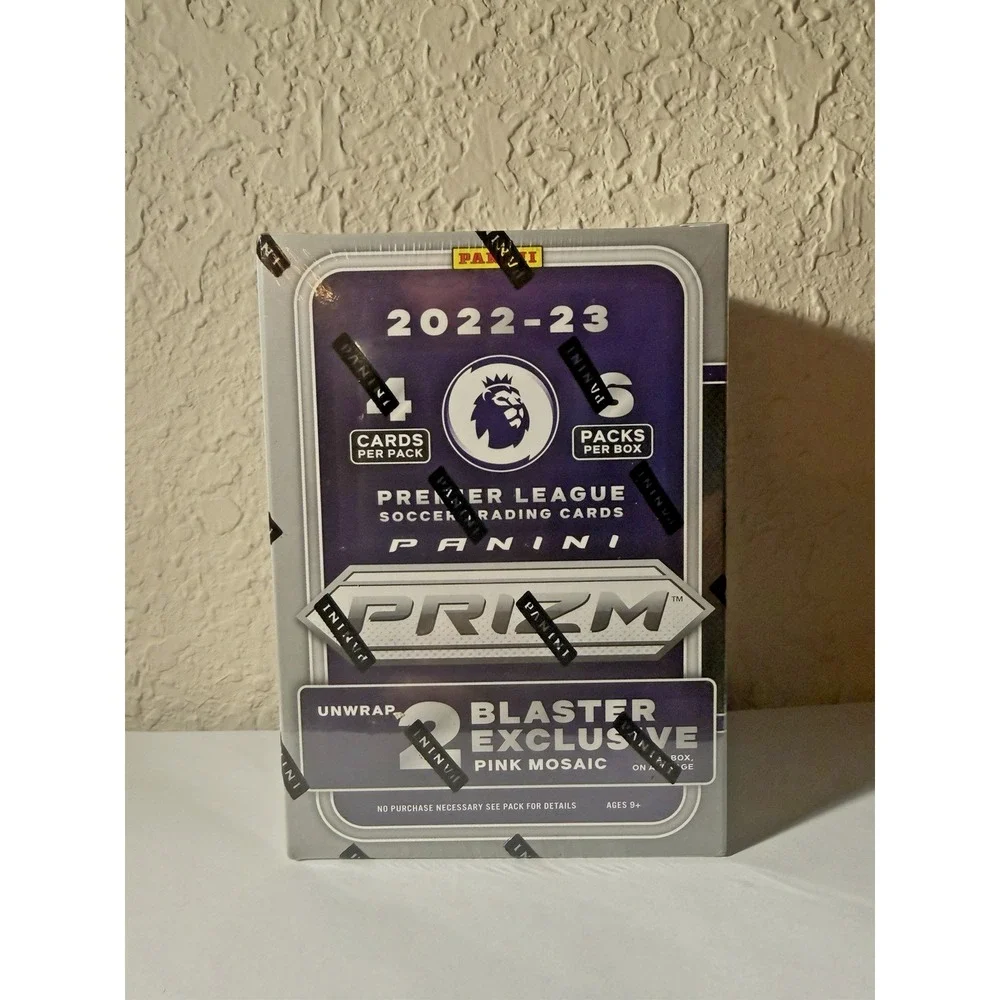 2022-23 Panini Prizm Premier League Soccer Blaster Box Sealed Pink Mosaic
